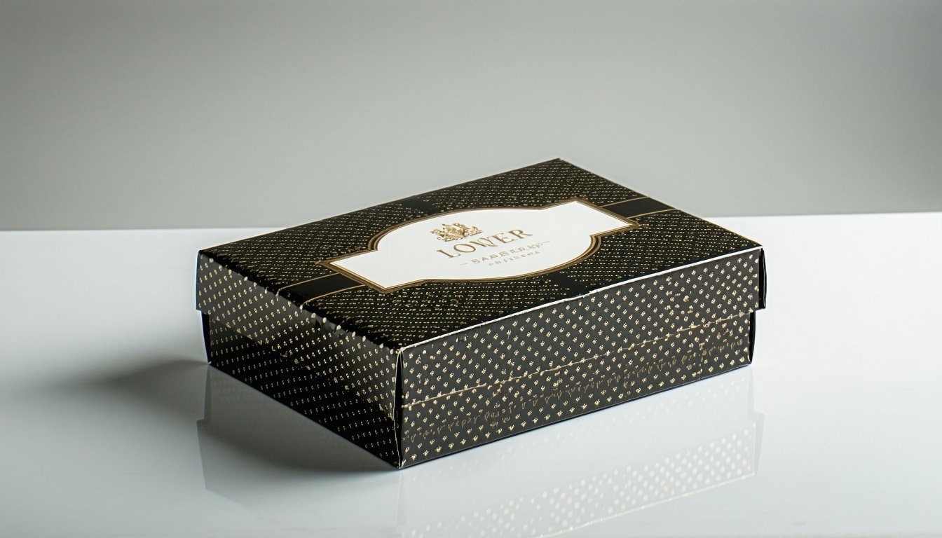 High-end foil printed packaging design