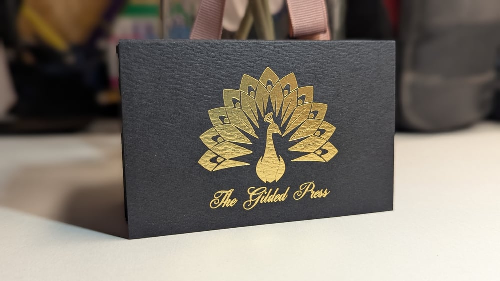 Hot Foil Stamped Business Card