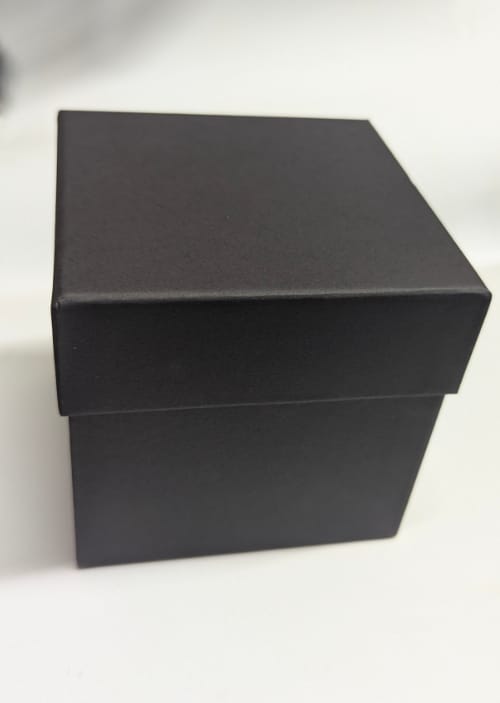 Luxury Black Rigid Candle Gift Box by The Gilded Press 